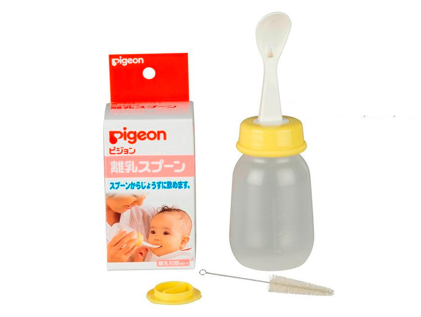 Бутылочка для кормления Pigeon с ложечкой 120 мл с 3 мес