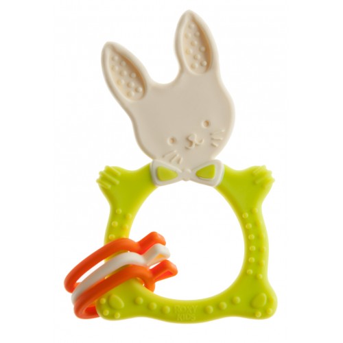 RBT-001GN Универсальный прорезыватель BUNNY TEETHER (зеленый)