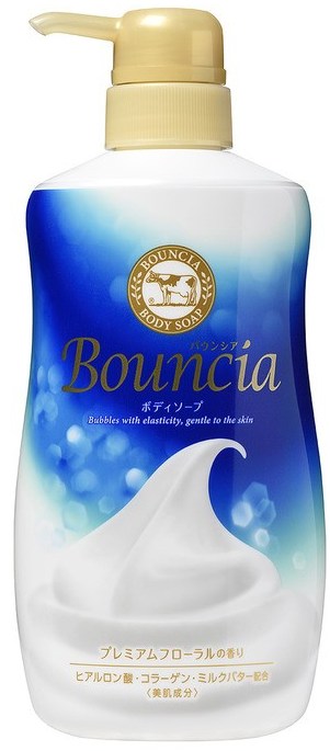 Мыло для тела увлажняющее Cow Bouncia Milky Body Soap со сливками и коллагеном, 550 мл