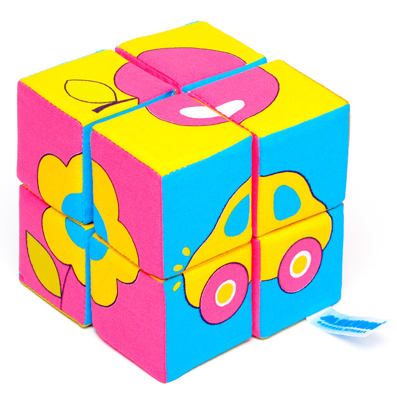 335 Кубики "Собери картинку -  Предметы"