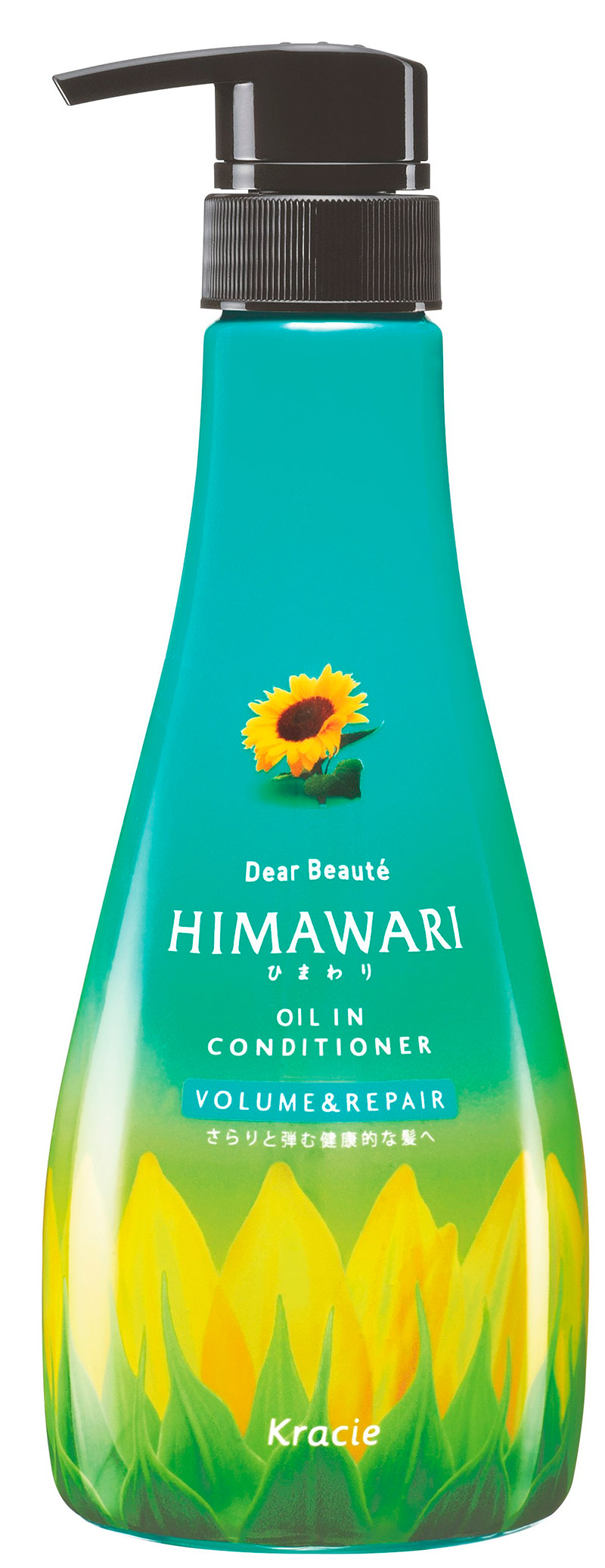 Бальзам для придания объема поврежденным волосам Kracie Dear Beaute с растительным комплексом Himawari Premium EX, 500 мл