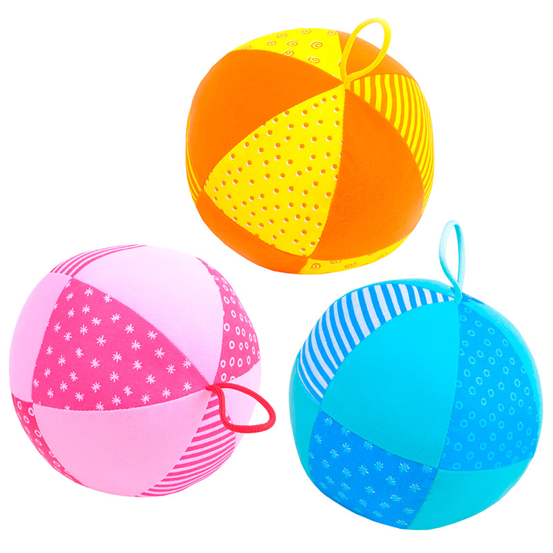 342 Игрушка "Весёлый мячик" с погремушкой