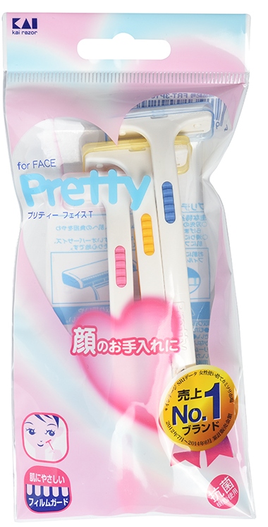 Бритва безопасная одноразовая женская Kai Pretty Princess, 1 лезвие, 3 шт
